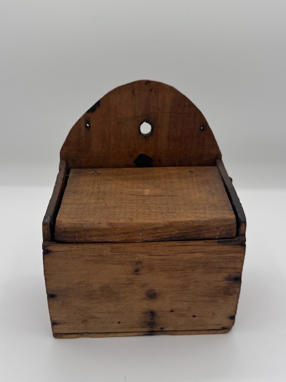 VTG Handmade Wooden Primitive Recipe Box